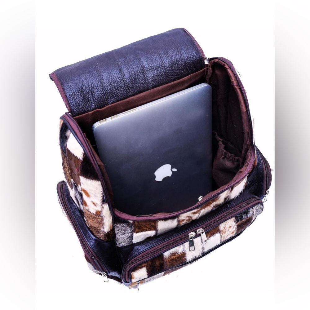 Cowhide backpack - Picture 4 of 8